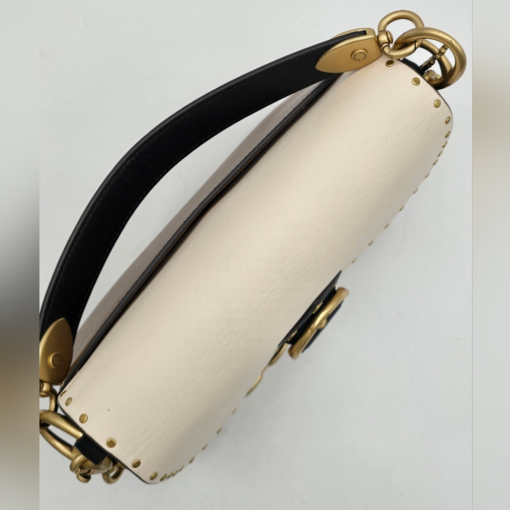 💥NWOT💥 Coach Beat Shoulder Bag In Colorblock With Rivets Leather Crossbody - Picture 8 of 16